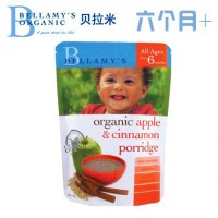 Bellamy's 贝拉米有机苹果肉桂燕麦粥 125g 6月+ Bellamy's 贝拉米有机苹果肉桂燕麦粥 125g 6月+